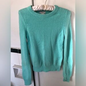 Talula Angora Women's Aqua Crew Neck Sweater